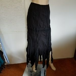 Bohemian Gypsy skirt in black